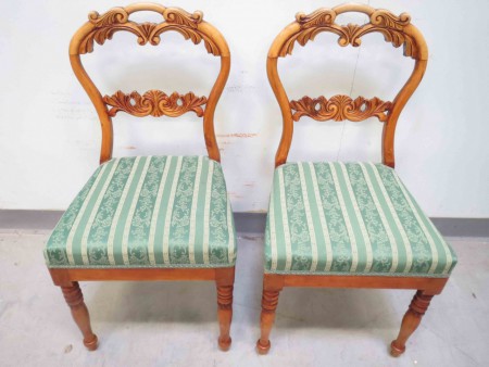 2049 - 2 x zidle empirovy styl novy caloun  - 1 kus 1 600 kc